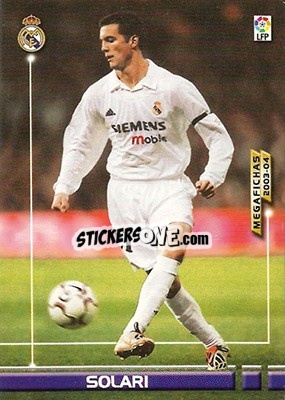 Sticker Solari - Liga 2003-2004. Megafichas - Panini