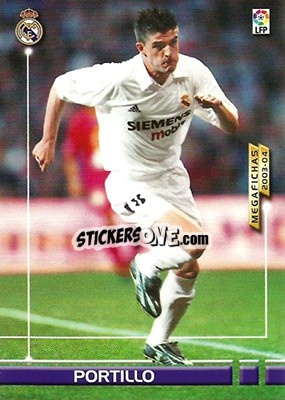 Sticker Portillo - Liga 2003-2004. Megafichas - Panini