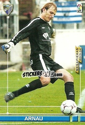 Cromo Arnau - Liga 2003-2004. Megafichas - Panini