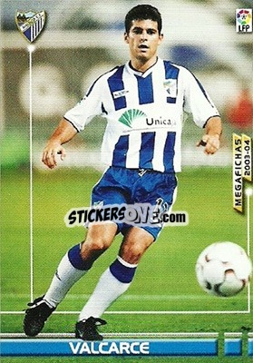 Figurina Valcarce - Liga 2003-2004. Megafichas - Panini