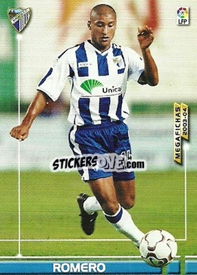 Cromo Romero - Liga 2003-2004. Megafichas - Panini