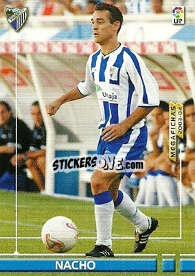 Sticker Nacho - Liga 2003-2004. Megafichas - Panini