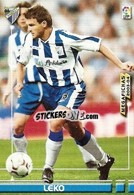 Sticker Leko - Liga 2003-2004. Megafichas - Panini