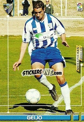 Cromo Geijo - Liga 2003-2004. Megafichas - Panini