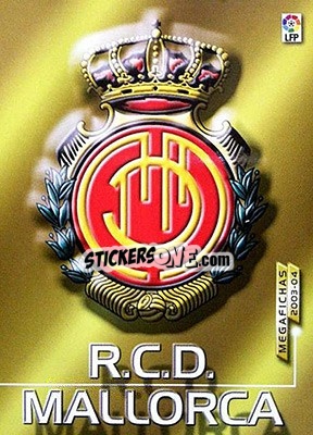 Cromo Escudo - Liga 2003-2004. Megafichas - Panini