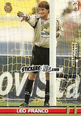 Sticker Leo Franco - Liga 2003-2004. Megafichas - Panini