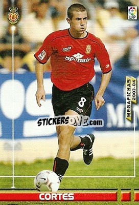 Cromo Cortes - Liga 2003-2004. Megafichas - Panini