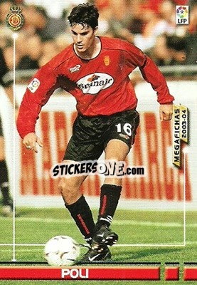 Sticker Poli - Liga 2003-2004. Megafichas n. 189 - Panini
