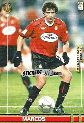 Sticker Marcos - Liga 2003-2004. Megafichas n. 192 - Panini