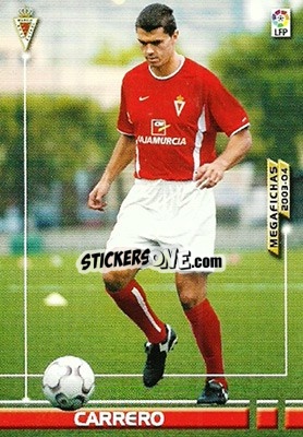 Sticker Carrero - Liga 2003-2004. Megafichas n. 202 - Panini