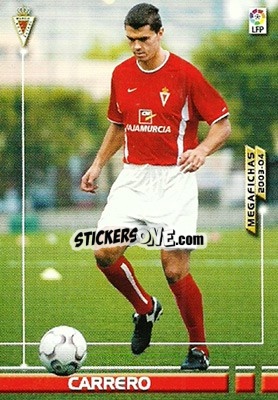 Figurina Carrero - Liga 2003-2004. Megafichas - Panini