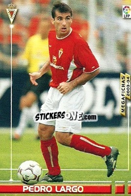 Sticker Pedro Largo - Liga 2003-2004. Megafichas - Panini