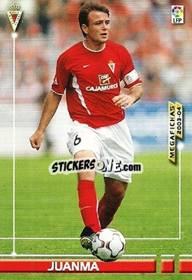 Cromo Juanma - Liga 2003-2004. Megafichas - Panini