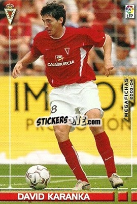 Sticker David Karanka - Liga 2003-2004. Megafichas n. 215 - Panini