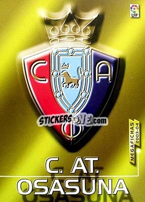 Sticker Escudo - Liga 2003-2004. Megafichas - Panini