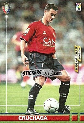 Sticker Cruchaga - Liga 2003-2004. Megafichas n. 221 - Panini