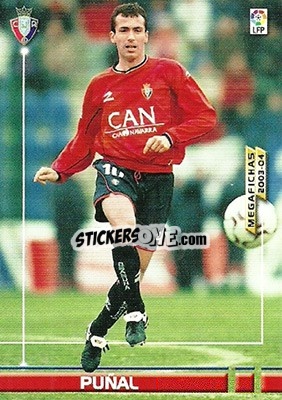 Cromo Puñal - Liga 2003-2004. Megafichas - Panini