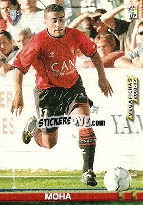 Cromo Moha - Liga 2003-2004. Megafichas n. 231 - Panini