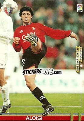 Sticker Aloisi - Liga 2003-2004. Megafichas - Panini