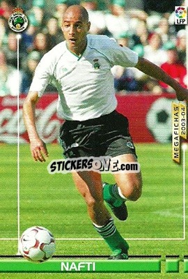 Sticker Nafti - Liga 2003-2004. Megafichas n. 244 - Panini