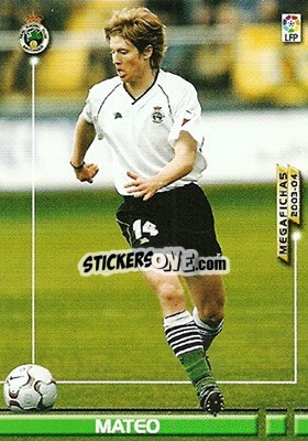 Sticker Mateo - Liga 2003-2004. Megafichas - Panini