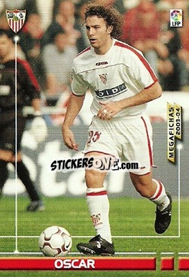 Sticker Oscar - Liga 2003-2004. Megafichas - Panini
