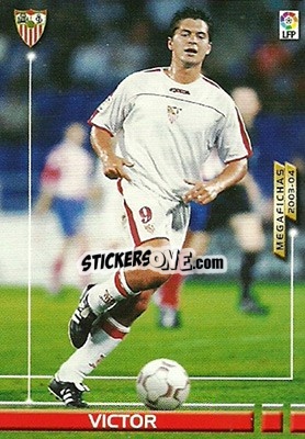 Sticker Victor - Liga 2003-2004. Megafichas - Panini