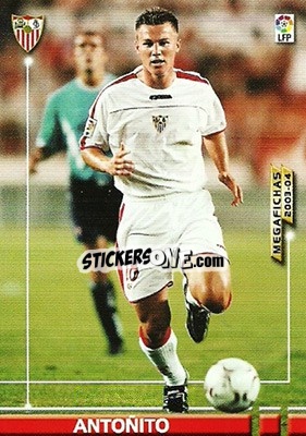 Cromo Antoñito - Liga 2003-2004. Megafichas - Panini