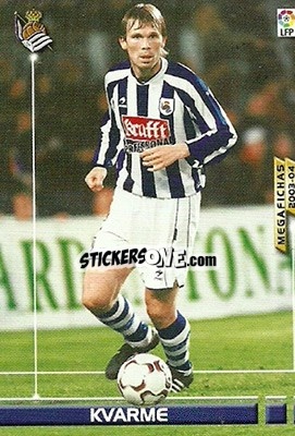 Sticker Kvarme - Liga 2003-2004. Megafichas n. 274 - Panini