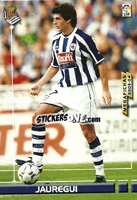Sticker Jauregui - Liga 2003-2004. Megafichas - Panini