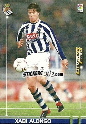 Figurina Xabi Alonso - Liga 2003-2004. Megafichas - Panini