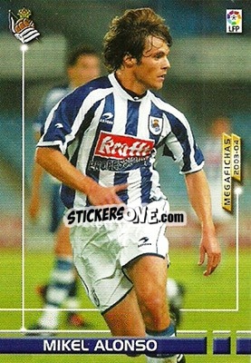 Sticker Mikel Alonso - Liga 2003-2004. Megafichas - Panini
