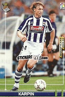 Sticker Karpin - Liga 2003-2004. Megafichas n. 282 - Panini