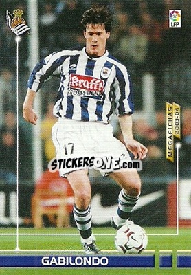 Sticker Gabilondo - Liga 2003-2004. Megafichas - Panini