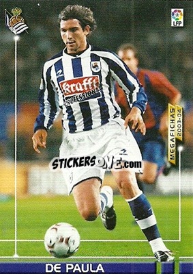 Sticker De Paula - Liga 2003-2004. Megafichas n. 287 - Panini