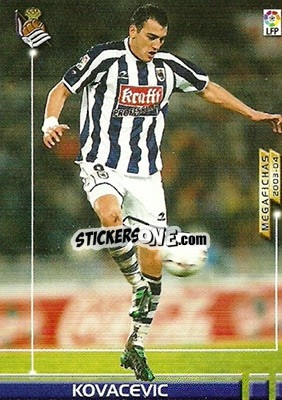 Sticker Kovacevic - Liga 2003-2004. Megafichas - Panini