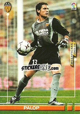 Sticker Palop - Liga 2003-2004. Megafichas n. 291 - Panini