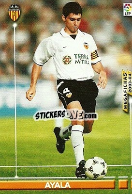 Sticker Ayala - Liga 2003-2004. Megafichas n. 293 - Panini