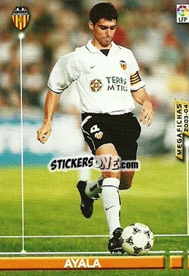 Sticker Ayala - Liga 2003-2004. Megafichas - Panini