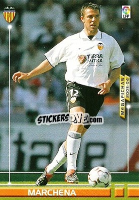 Sticker Marchena - Liga 2003-2004. Megafichas - Panini