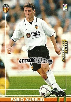 Figurina Fabio Aurelio - Liga 2003-2004. Megafichas n. 297 - Panini