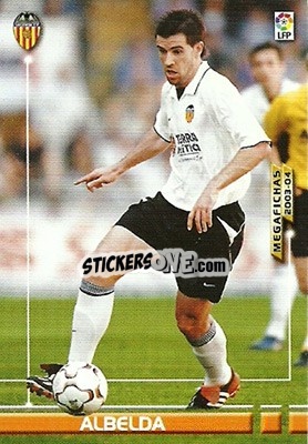 Sticker Albelda - Liga 2003-2004. Megafichas - Panini