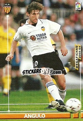 Cromo Angulo - Liga 2003-2004. Megafichas - Panini