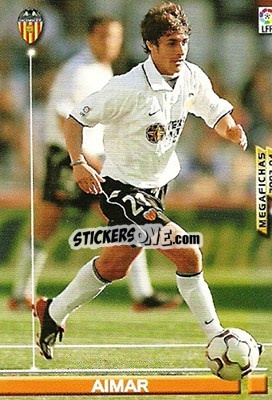 Sticker Aimar - Liga 2003-2004. Megafichas - Panini