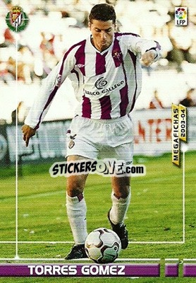 Cromo Torres Gomez - Liga 2003-2004. Megafichas - Panini