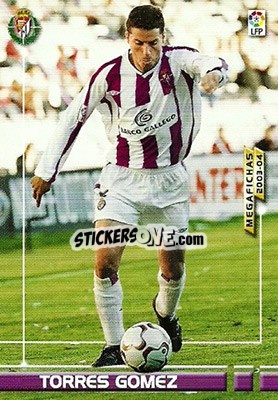 Sticker Torres Gomez - Liga 2003-2004. Megafichas n. 309 - Panini