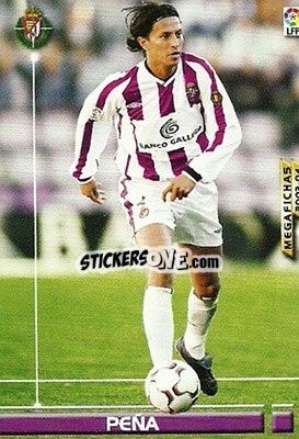 Figurina Peña - Liga 2003-2004. Megafichas - Panini