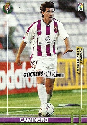 Sticker Caminero - Liga 2003-2004. Megafichas - Panini