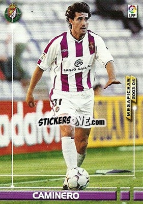 Figurina Caminero - Liga 2003-2004. Megafichas - Panini