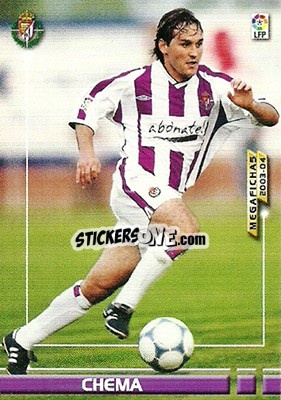 Cromo Chema - Liga 2003-2004. Megafichas - Panini